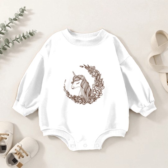 Discover Unicorn - Unicorn Baby Romper Sweatshirts