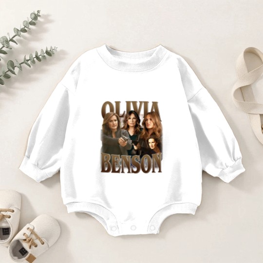 Discover Olivia Benson Law and Order Baby Romper Sweatshirts, Retro Olivia Benson Baby Romper Sweatshirts