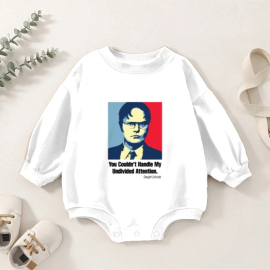 Discover Undivided Attention - Dw Schrute - Baby Romper Sweatshirts