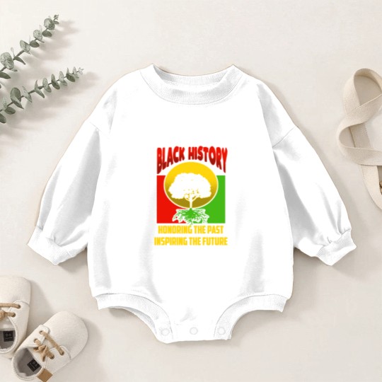 Discover Black History Baby Romper Sweatshirts