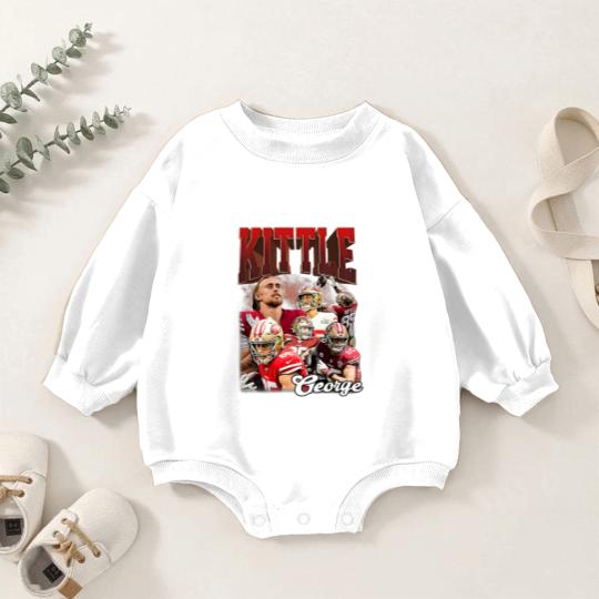 Discover Limited George Kittle Baby Romper Sweatshirts professional American Football Player