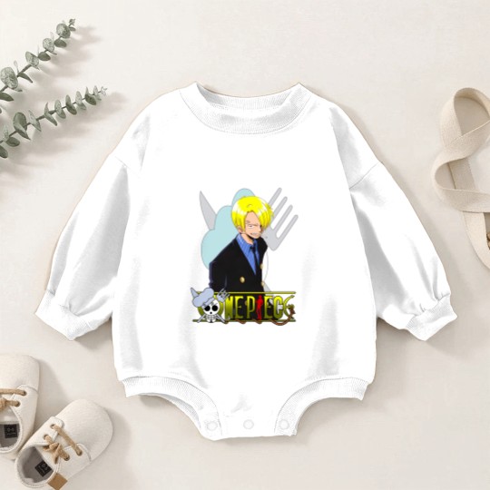 Discover one pieces SANJI complete design Baby Romper Sweatshirts