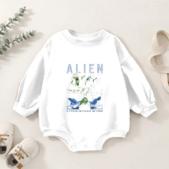Discover Alien In Space No Once Can Hear You Scream 1979 Retro Sci-Fi Horror Unisex Classic Baby Romper Sweatshirts