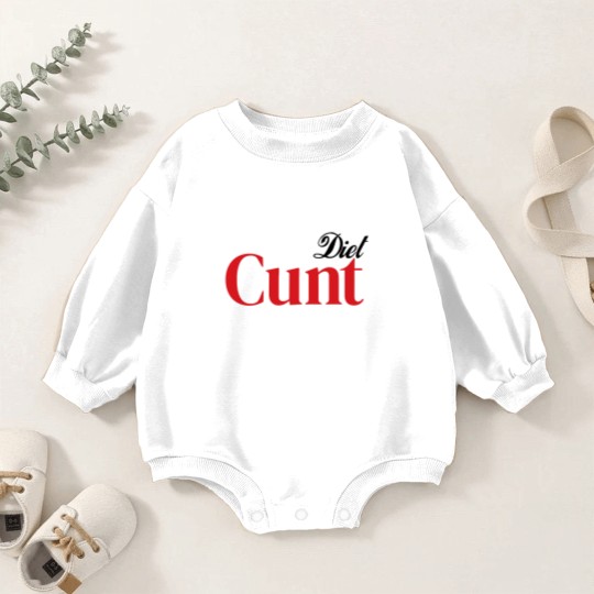 Discover Diet C*nt Baby Romper Sweatshirts, Cunt Baby Romper Sweatshirts, Adult Humour Tees, Funny Saying Baby Romper Sweatshirts