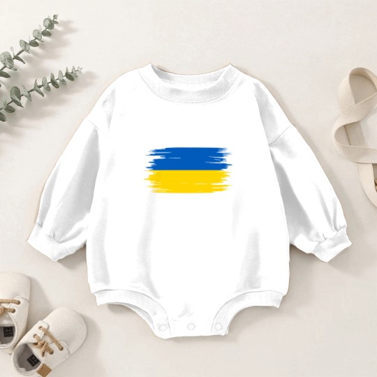 Discover Ukraine Flag - Ukraine - Baby Romper Sweatshirts