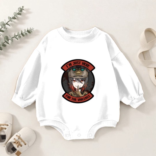 Discover Tactical Waifu Operator Anime Art 2 Baby Romper Sweatshirts