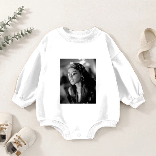 Discover Aaliyah Baby Romper Sweatshirts, Vintage Aaliyah Baby Romper Sweatshirts, Aaliyah retro music Baby Romper Sweatshirts