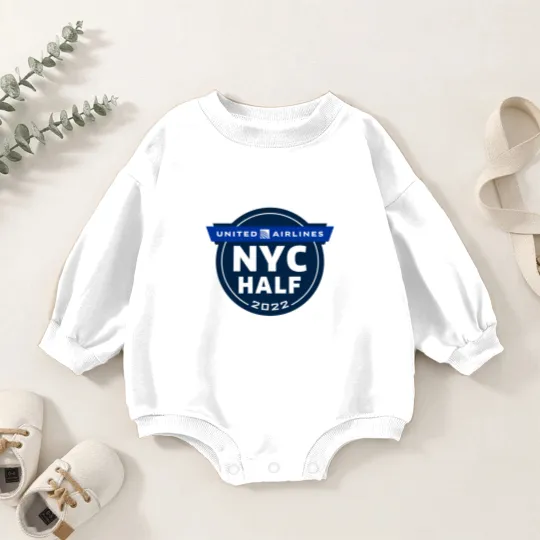 Discover New York Half Marathon Baby Romper Sweatshirts