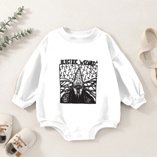 Discover Electric Wizard Sludge Metal Psychedelic Graphic P Baby Romper Sweatshirts