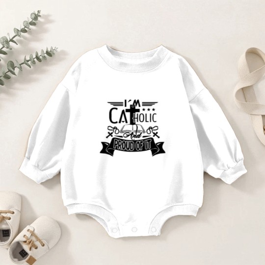 Discover Catholic Mug - I Am Catholic Coffee Mug Baby Romper Sweatshirts