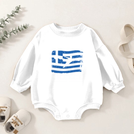 Discover Football - Greece football club Baby Romper Sweatshirts