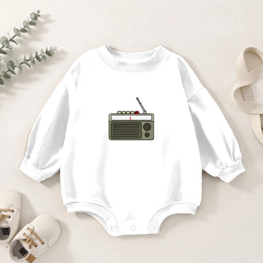 Discover Radio Active HAM Radio Gift Radio Operator Baby Romper Sweatshirts
