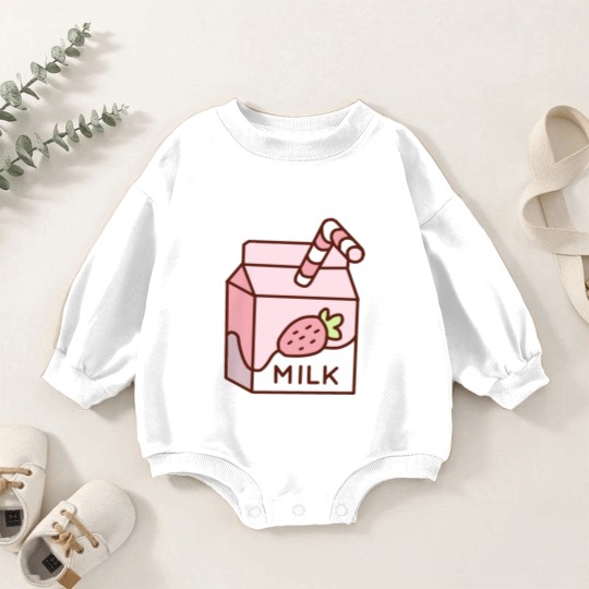 Discover YesStyle strawberry milk Baby Romper Sweatshirts