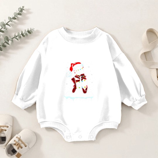 Discover Pink Ballet Shoes Christmas Lights Ballerina Pajam Baby Romper Sweatshirts