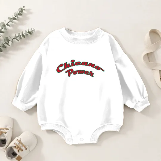 Discover Chicano Power Baby Romper Sweatshirts