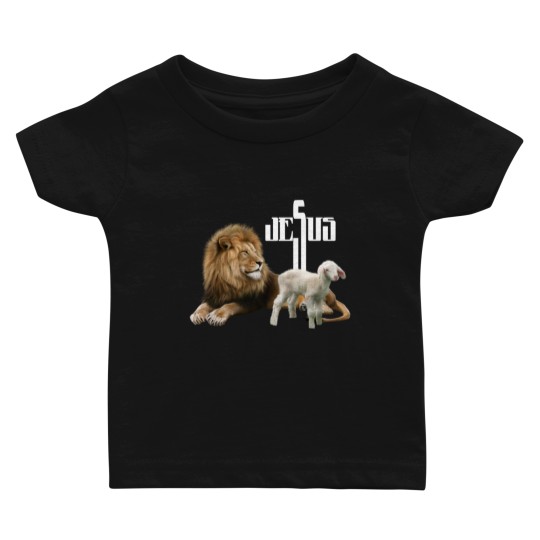 Discover Jesus is Lion and Lamb Baby T Shirts