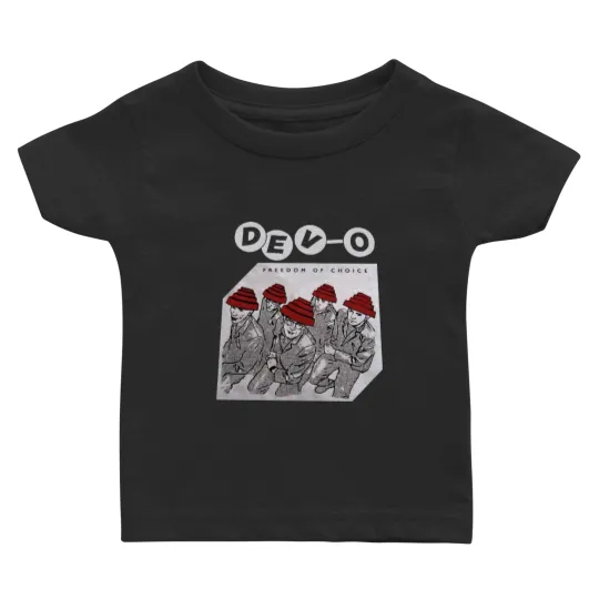 Discover Devo Band PREMIUM Baby T Shirts, Devo Freedom and Choice Baby T Shirts