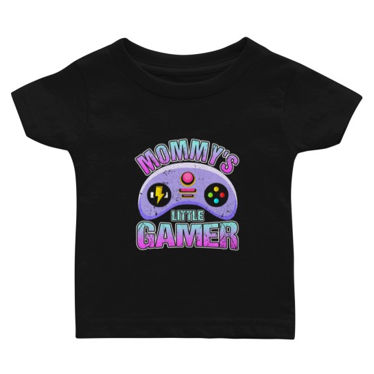 Discover Mommy's Little Gamer Video Gaming Baby T Shirts