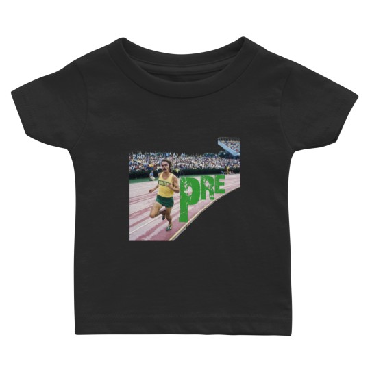 Discover Steve Prefontaine on the Track Baby T-shirts