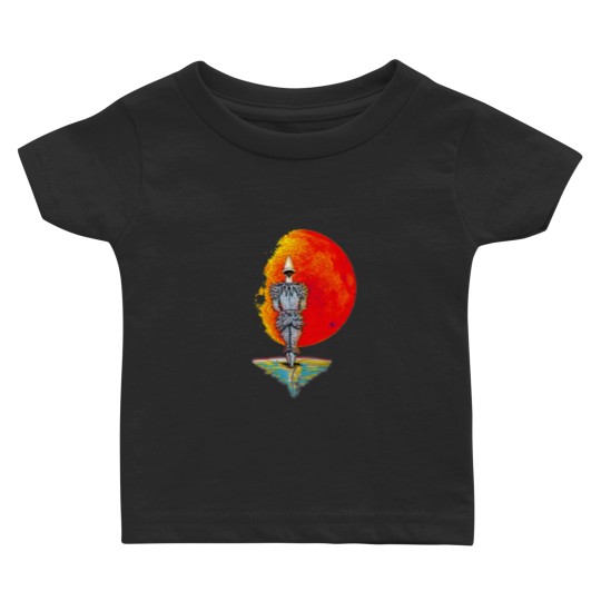 Discover Ziggy Pierrot tribute - Bowie Art - Baby T Shirts