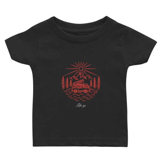 Discover Camper van Baby T Shirts  ladies men Camping Van Baby T Shirts Gift