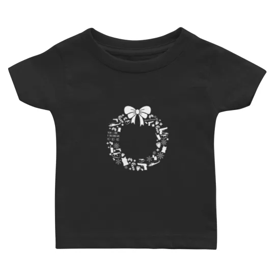 Discover Die Hard Christmas Wreath Pattern - Die Hard - Baby T Shirts