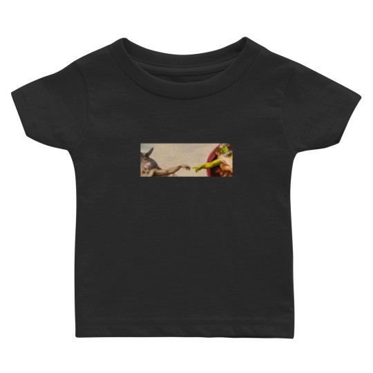 Discover Shrek hands of God Classic Baby T Shirts, Love Shrek Baby T Shirts