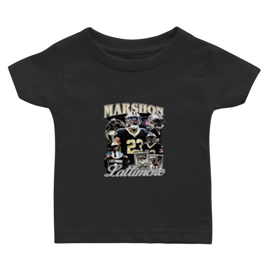 Discover Vintage 90s Graphic Style Marshon Lattimore Baby T Shirts, Vintage Baby T Shirts, American Football Gift