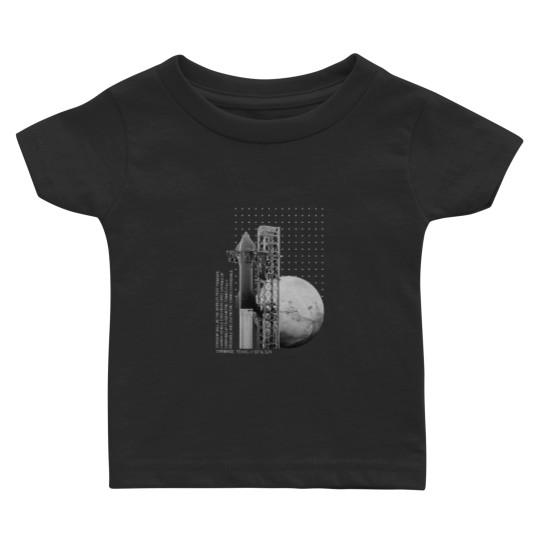 Discover SpaceX Starship Baby T Shirts Orbital Launch  | SpaceX Baby T Shirts