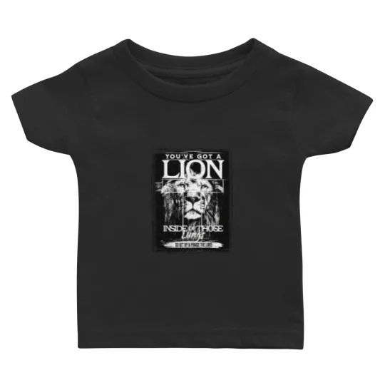 Discover Lion in Those Lungs Christian Baby T-Shirts Collection