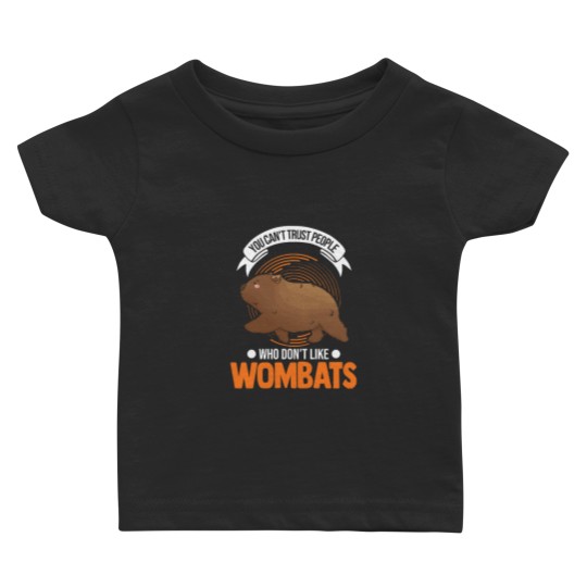 Discover Wombat Australian Wombat Baby T Shirts