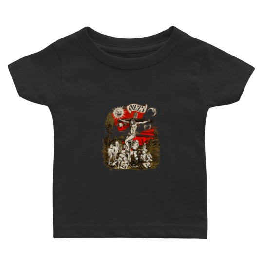 Discover Vintage 1991 Ozzy Osbourne Cross Graphic Baby T Shirts