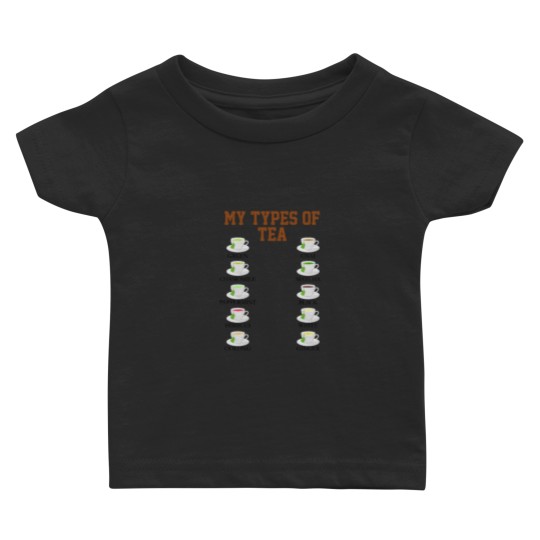 Discover Tea Lover Baby T-Shirt - Adorable Tee for Young Tea Enthusiasts