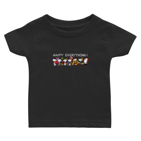 Discover Happy Everything Snoopy Halloween 2023 Baby T Shirts, Cute Cartoon Halloween Baby T Shirts