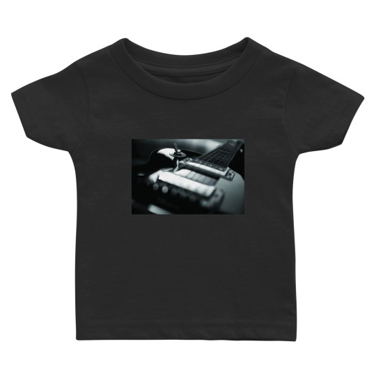 Discover Guitar - Black White Premium Matte Vertical Poster Baby T Shirts