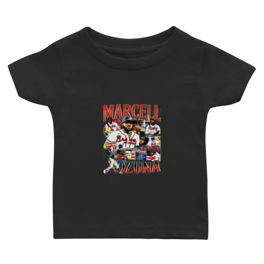 Discover Vintage 90s Graphic Style Marcell Ozuna Baby T Shirts Vintage Sport Baby T Shirts