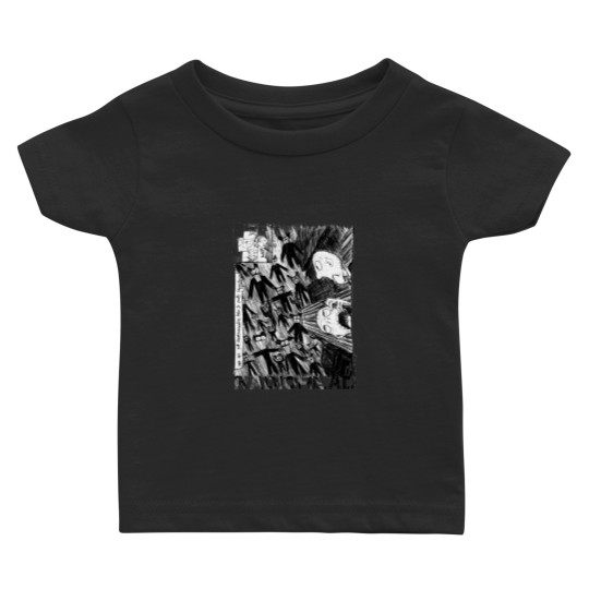 Discover Radiohead Scribble Grey Baby T Shirts, A Rock Off  Baby T Shirts