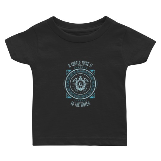 Discover WoW A Turtle Made It To The Water - Wow Turtle - Baby T Shirts