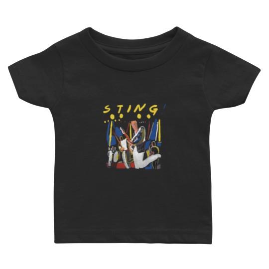 Discover Vintage 80s Sting The Police Promo Album Tour Concert Baby T Shirts
