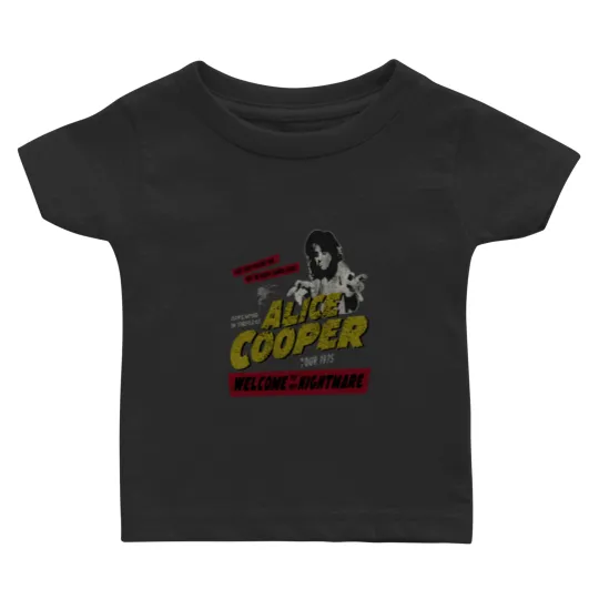 Discover Alice Cooper Welcome To My Nightmare Rock Music Baby T Shirts