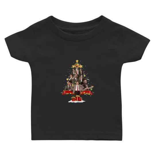 Discover Mr Bean Christmas Tree Baby T Shirts