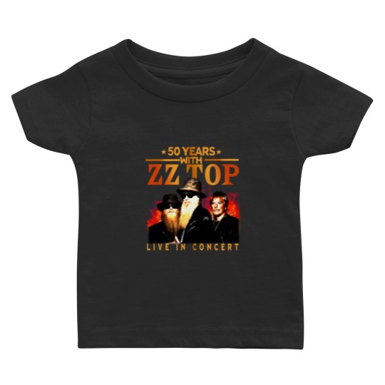 Discover ZZ Top 50 Years Live In Concert The Memories Baby T Shirts, ZZ Top Baby T Shirts
