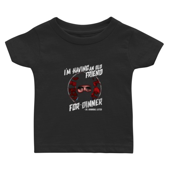 Discover Silence of the Lambs Friend For Dinner Baby T Shirts
