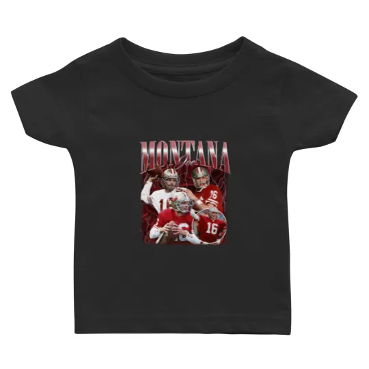 Discover Joe Montana Vintage Baby T-Shirt Football Classic 90s Unisex