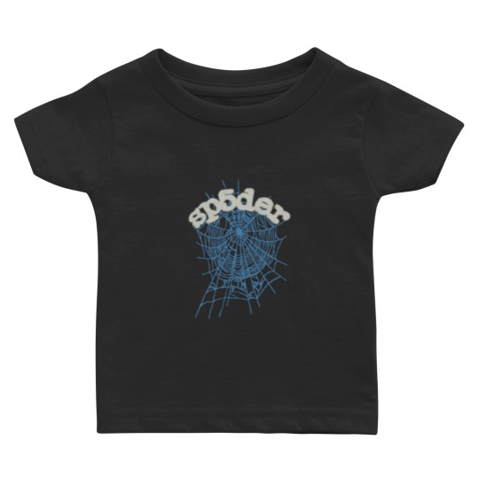 Discover Streetwear Inspired Sky Blue Web Baby T Shirts