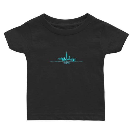 Discover Taipei Skyline - Taipei Skyline - Baby T Shirts