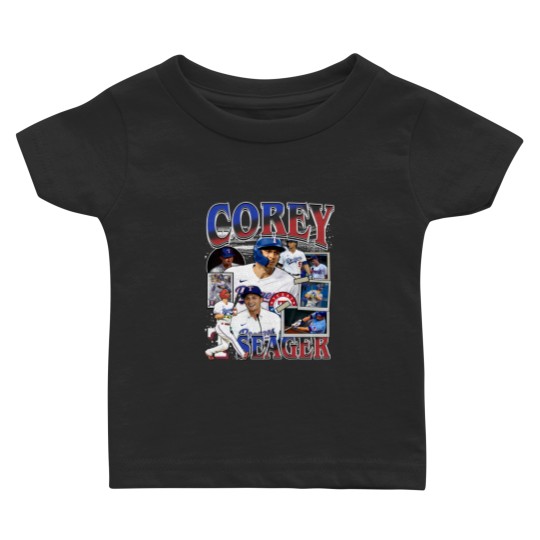 Discover Vintage 90s Graphic Style Corey Seager Baby T Shirts, Vintage Sport Baby T Shirts