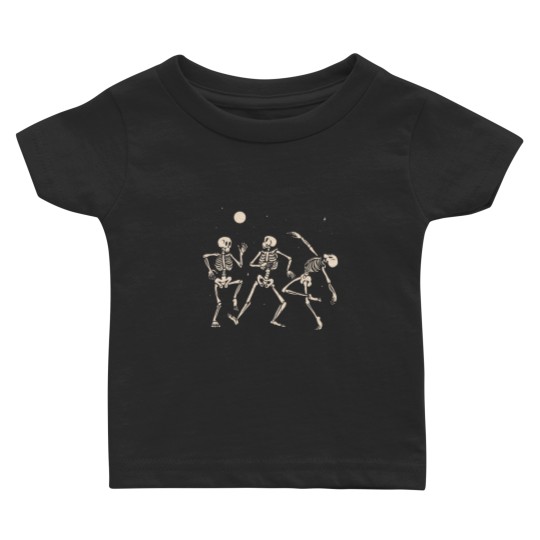 Discover Vibing dancing skeletons Baby T Shirts