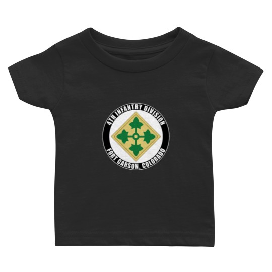 Discover 4th Infantry Division Fort Carson Colorado Emblem Baby T Shirts