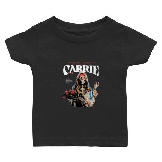Discover Carrie 1976 Horror Movies Supernatural Halloween Baby T Shirts, Carrie Baby T Shirts Fan Gifts